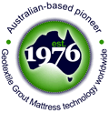Australian-based pioneer of geotextile grout mattress technology