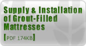 Supply & Installation of Grout-Filled Mattresses